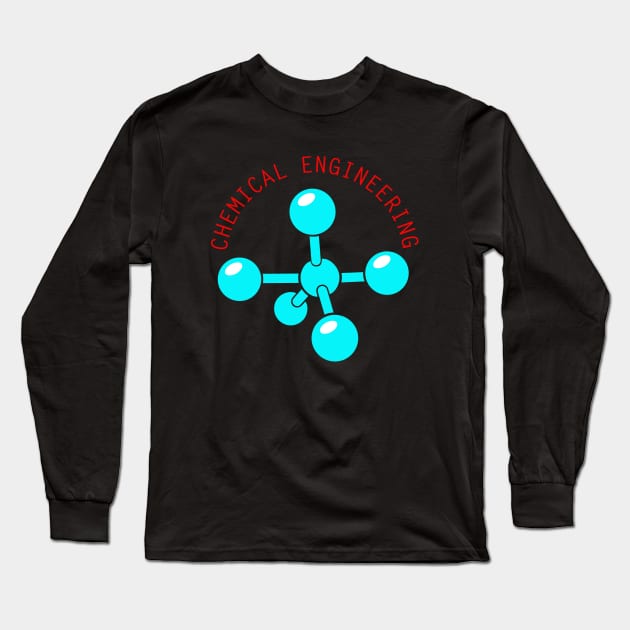 chemical engineering chemist engineer Long Sleeve T-Shirt by PrisDesign99